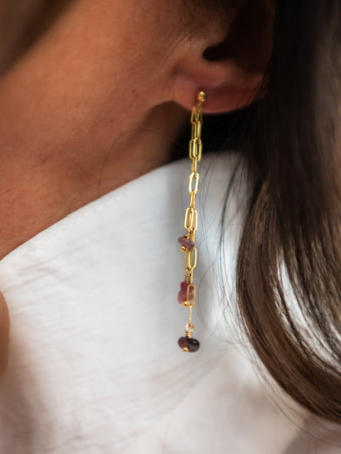 KIKA Tourmaline - boucles d'oreille